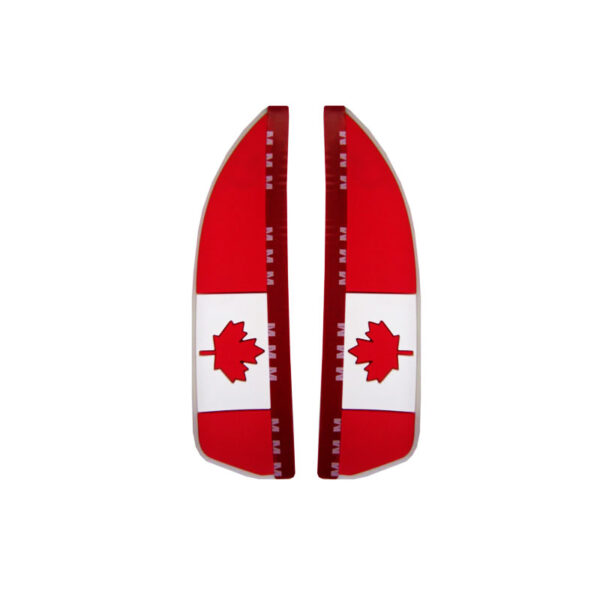 ابرویی آینه بغل طرح پرچم کانادا کد 0017 مجموعه 2 عددی
