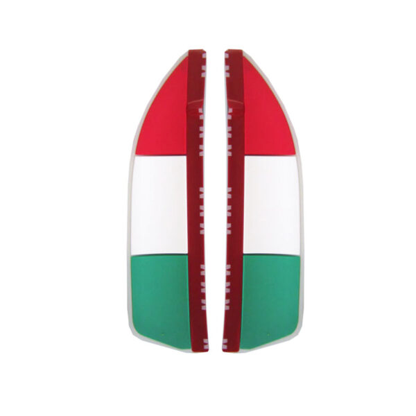ابرویی آینه بغل طرح پرچم ایتالیا کد 0110 مجموعه 2 عددی