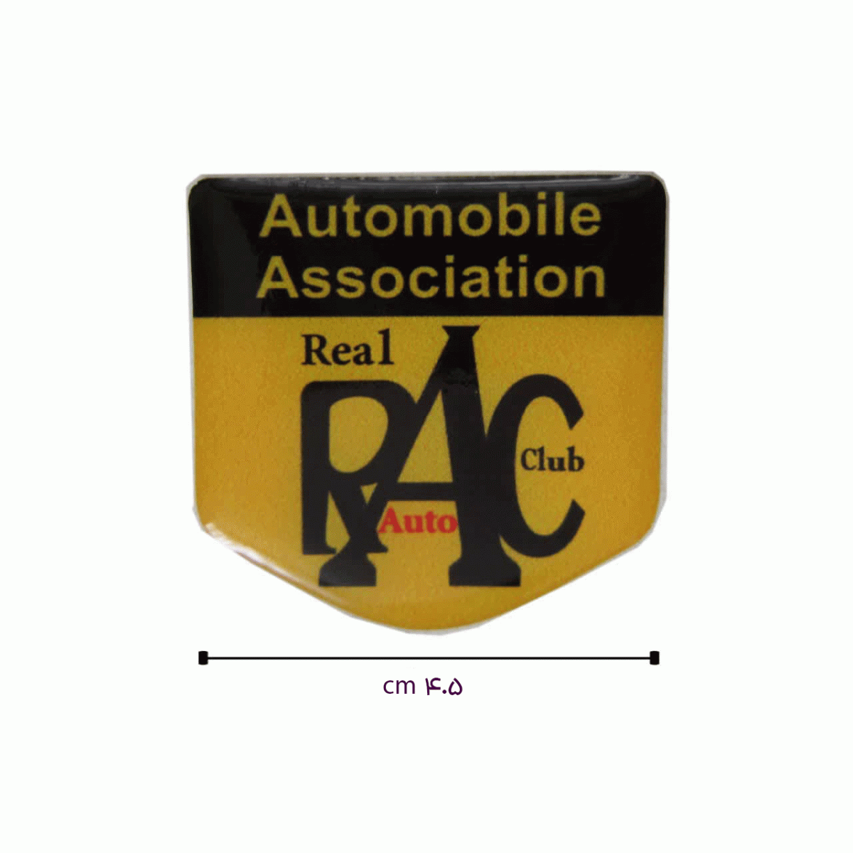برچسب مناسب خودرو طرح RAC