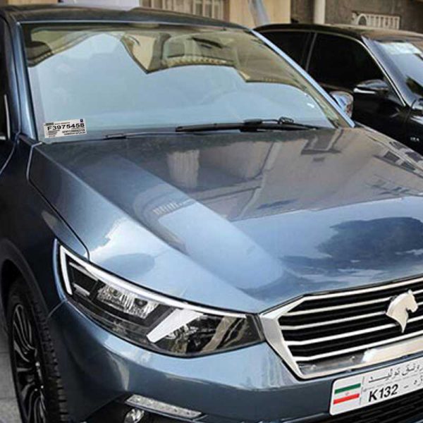 برچسب شیشه بارکد ایران خودرو