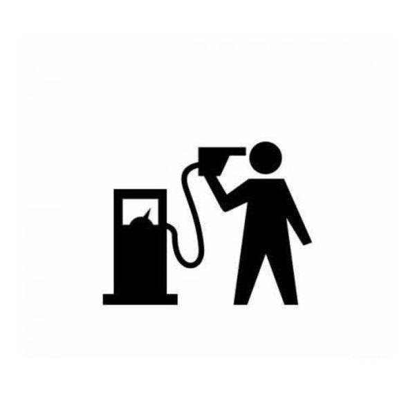برچسب طرح پمپ بنزین