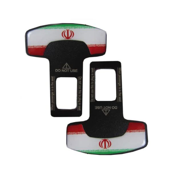 قطع کننده بوق هشدار دهنده کمربند طرح پرچم ایران خودرو کد 0055